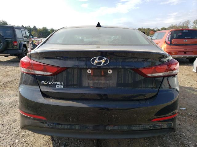 KMHD74LFXHU433006 - 2017 HYUNDAI ELANTRA SE BLACK photo 6