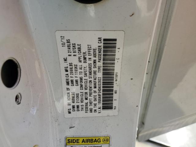 19UUA8F54DA002822 - 2013 ACURA TL TECH WHITE photo 13
