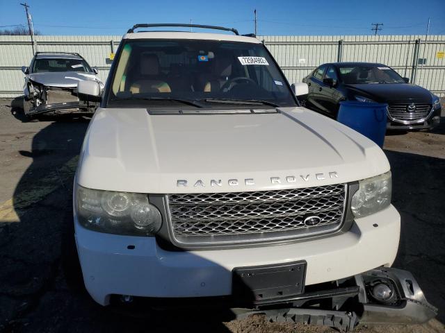 SALME1D48AA321889 - 2010 LAND ROVER RANGE ROVE HSE WHITE photo 5