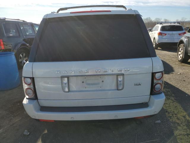 SALME1D48AA321889 - 2010 LAND ROVER RANGE ROVE HSE WHITE photo 6
