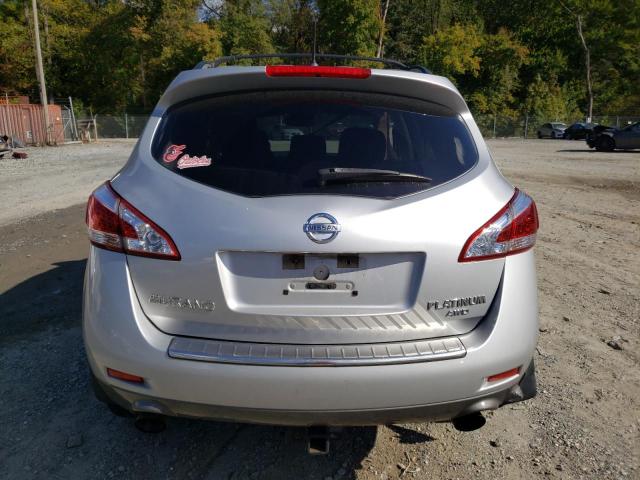 JN8AZ1MW9CW227384 - 2012 NISSAN MURANO S SILVER photo 6