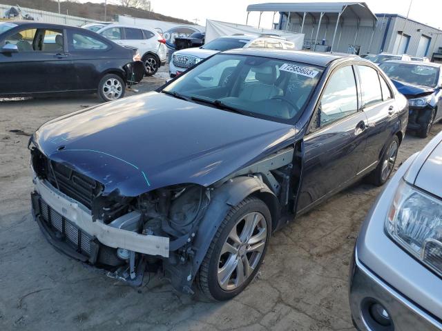 WDDGF4HB7ER307362 - 2014 MERCEDES-BENZ C 250 BLUE photo 1