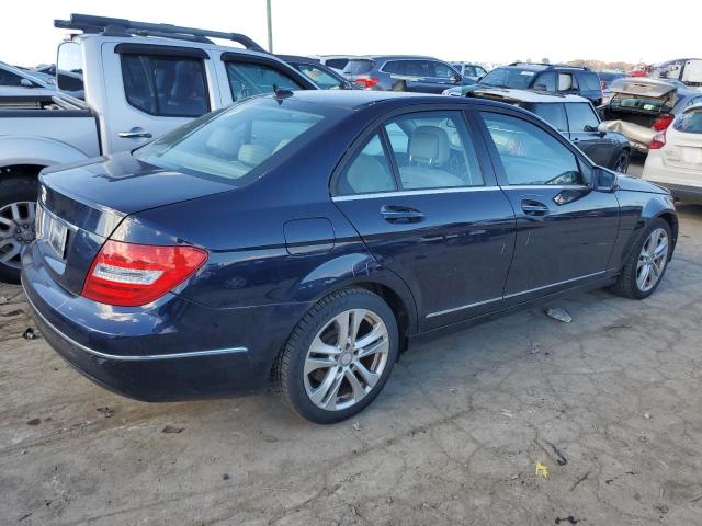 WDDGF4HB7ER307362 - 2014 MERCEDES-BENZ C 250 BLUE photo 3