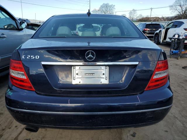 WDDGF4HB7ER307362 - 2014 MERCEDES-BENZ C 250 BLUE photo 6