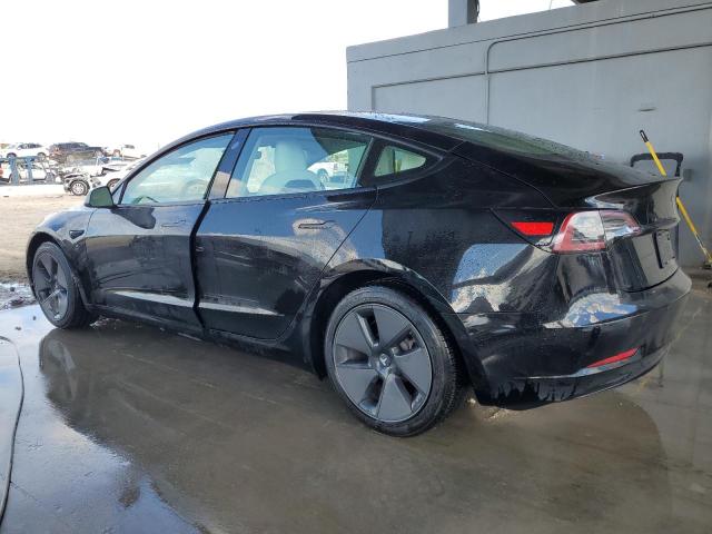 5YJ3E1EA1MF963602 - 2021 TESLA MODEL 3 BLACK photo 2