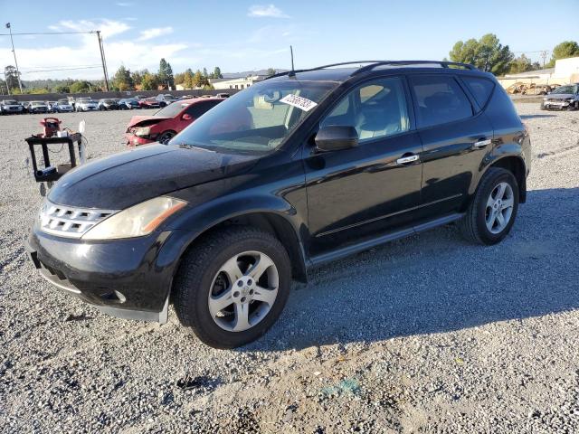 JN8AZ08T95W322993 - 2005 NISSAN MURANO SL BLACK photo 1