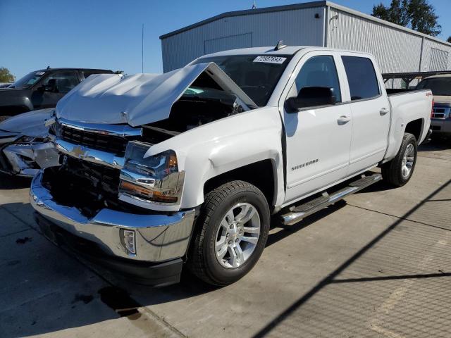 3GCUKREC2JG563762 - 2018 CHEVROLET silverado K1500 LT WHITE photo 1