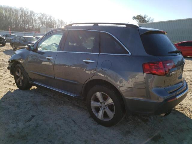 2HNYD2H69BH502753 - 2011 ACURA MDX TECHNOLOGY GRAY photo 2