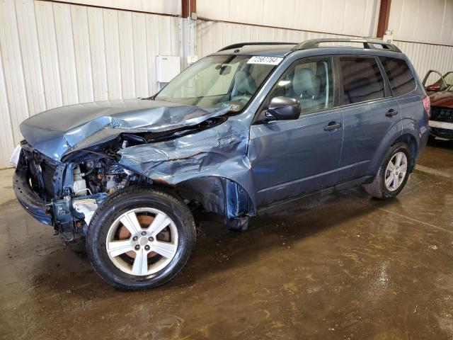 JF2SH6BC2AG768424 - 2010 SUBARU FORESTER XS BLUE photo 1