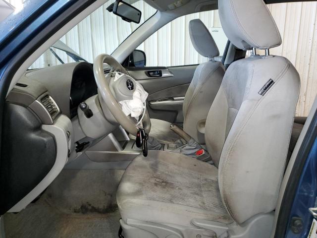 JF2SH6BC2AG768424 - 2010 SUBARU FORESTER XS BLUE photo 7