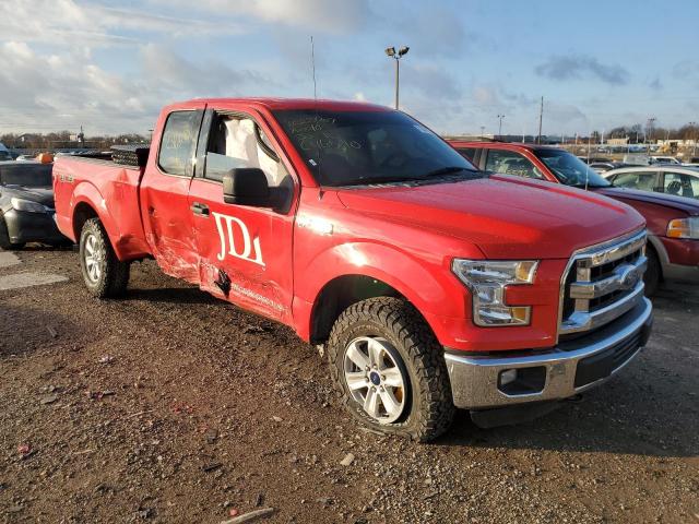 1FTFX1EFXGFC46540 - 2016 FORD F150 SUPER CAB RED photo 4