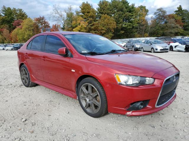 JA32X8HW8EU003142 - 2014 MITSUBISHI LANCER GT RED photo 4