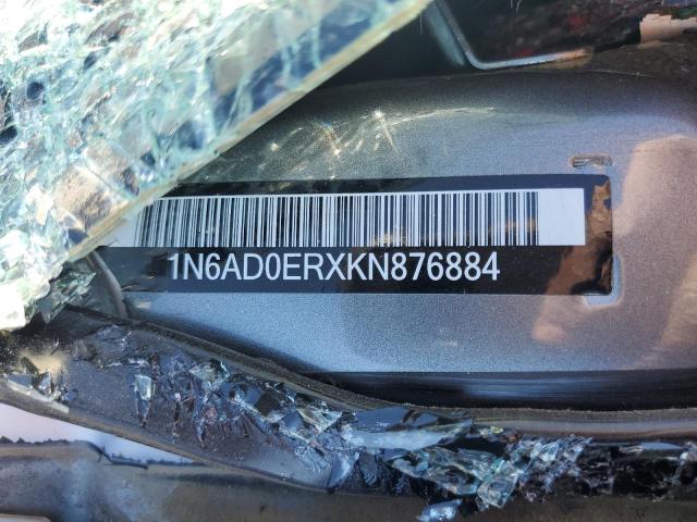 1N6AD0ERXKN876884 - 2019 NISSAN FRONTIER S GRAY photo 12