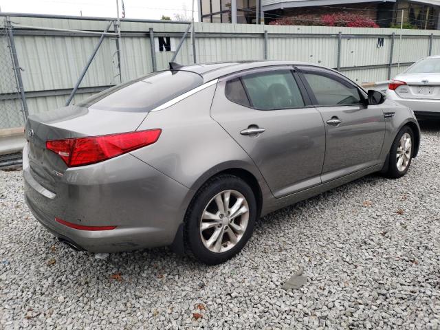 5XXGN4A74DG159269 - 2013 KIA OPTIMA EX GRAY photo 3