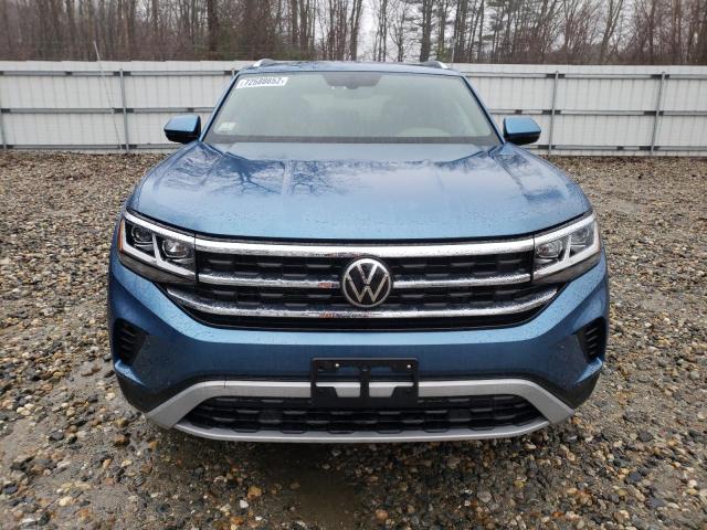 1V26E2CA6LC226864 - 2020 VOLKSWAGEN ATLAS CROS SE BLUE photo 5