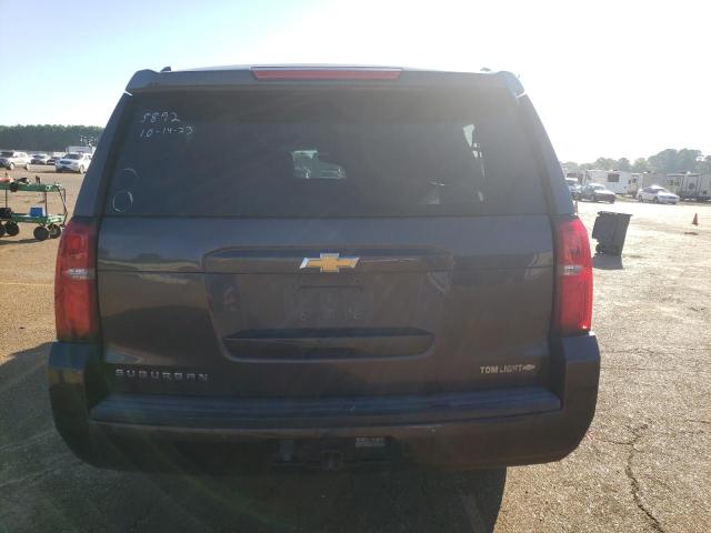 1GNSCHKCXGR416351 - 2016 CHEVROLET SUBURBAN K C1500 LT GRAY photo 6