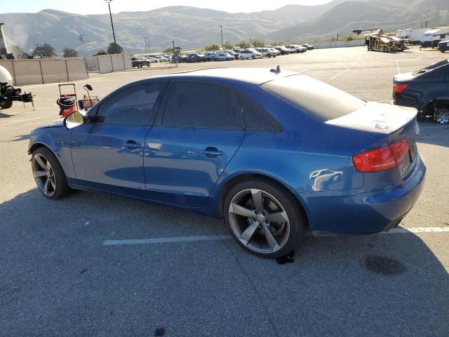 WAULF78K29A083784 - 2009 AUDI A4 2.0T QUATTRO BLUE photo 2