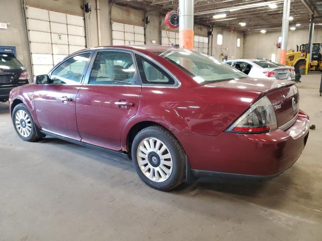 1MEHM40W38G608759 - 2008 MERCURY SABLE LUXURY BURGUNDY photo 2