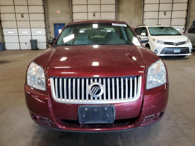 1MEHM40W38G608759 - 2008 MERCURY SABLE LUXURY BURGUNDY photo 5