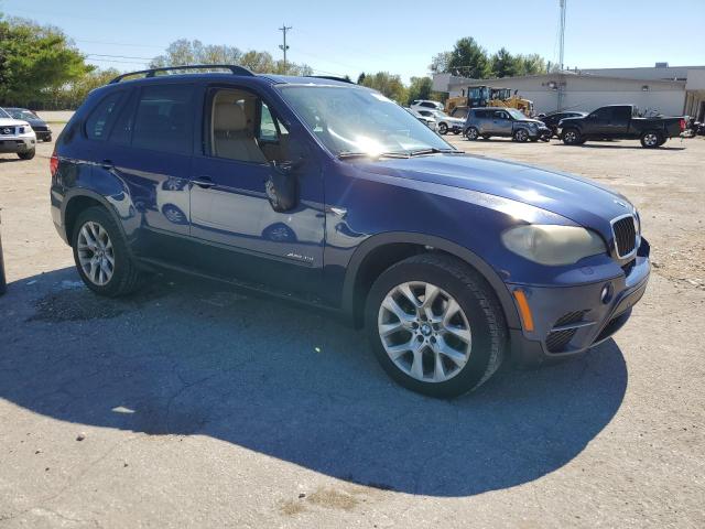 5UXZV4C51BL401631 - 2011 BMW X5 XDRIVE35I BLUE photo 4