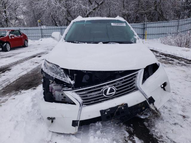 2T2BK1BAXFC258969 - 2015 LEXUS RX 350 BASE WHITE photo 5