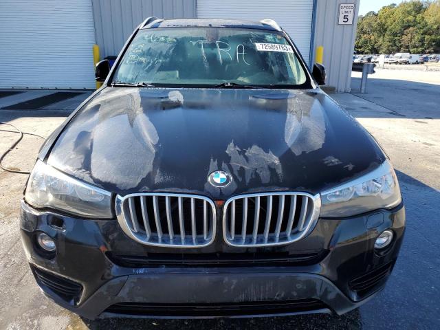 5UXWZ7C54H0U47635 - 2017 BMW X3 SDRIVE28I BLACK photo 5