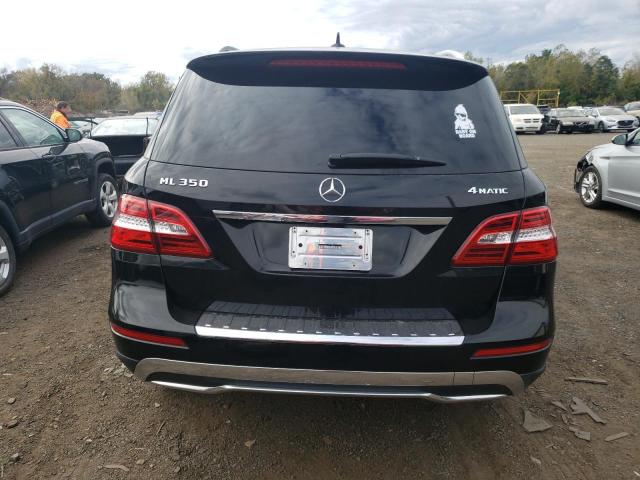 4JGDA5HBXCA083738 - 2012 MERCEDES-BENZ ML 350 4MATIC BLACK photo 6