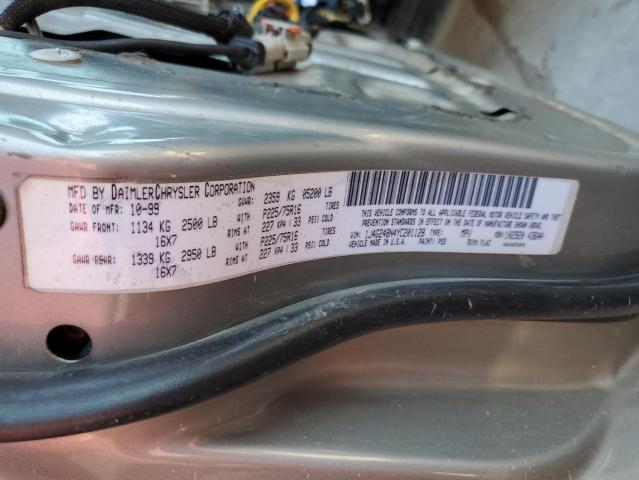 1J4G248N4YC201128 - 2000 JEEP GRAND CHER LAREDO 黑色 照片 13