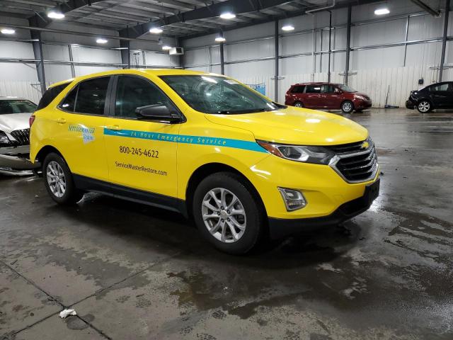 3GNAXSEV1LS685985 - 2020 CHEVROLET EQUINOX LS YELLOW photo 4