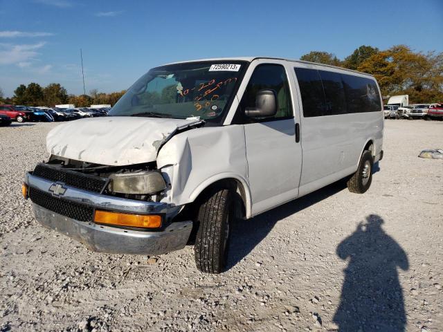 1GAZG1FG9B1173471 - 2011 CHEVROLET EXPRESS G3 LT WHITE photo 1