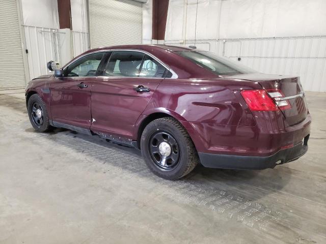 1FAHP2MK7KG107178 - 2019 FORD TAURUS POLICE INTERCEPTOR MAROON photo 2