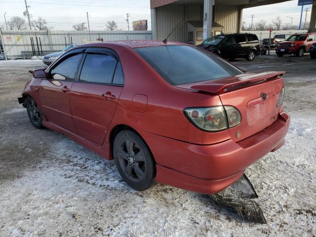 2T1BY32E66C551561 - 2006 TOYOTA COROLLA XRS MAROON photo 2