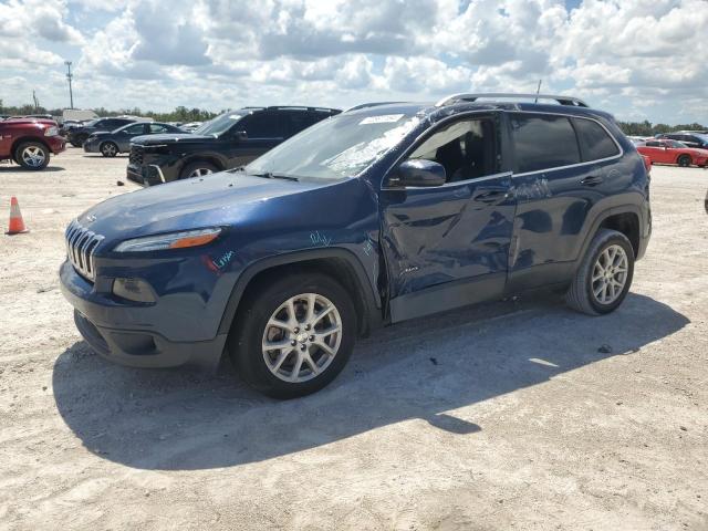 1C4PJLLB7JD552745 - 2018 JEEP CHEROKEE LATITUDE PLUS BLUE photo 1