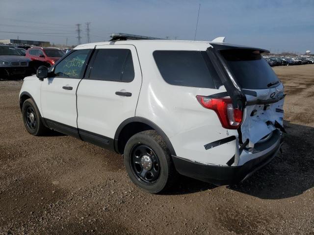 1FM5K8AR2HGE01088 - 2017 FORD EXPLORER POLICE INTERCEPTOR WHITE photo 2