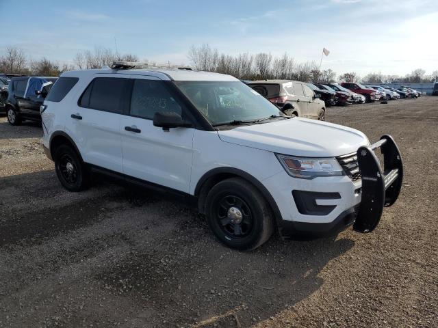 1FM5K8AR2HGE01088 - 2017 FORD EXPLORER POLICE INTERCEPTOR WHITE photo 4
