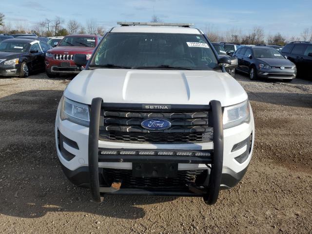 1FM5K8AR2HGE01088 - 2017 FORD EXPLORER POLICE INTERCEPTOR WHITE photo 5
