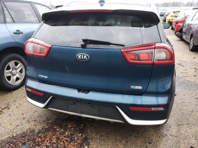 KNDCC3LC5H5053433 - 2017 KIA NIRO EX BLUE photo 6