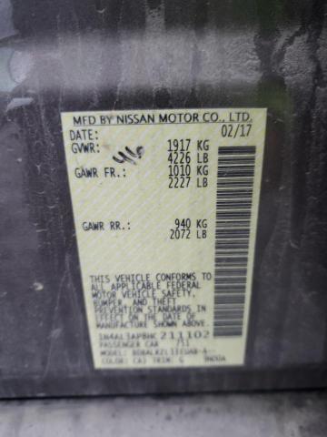 1N4AL3AP8HC211102 - 2017 NISSAN ALTIMA 2.5 GRAY photo 13