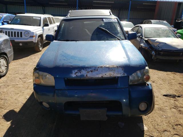 1N6MD27Y81C371367 - 2001 NISSAN FRONTIER CREW CAB SC BLUE photo 5