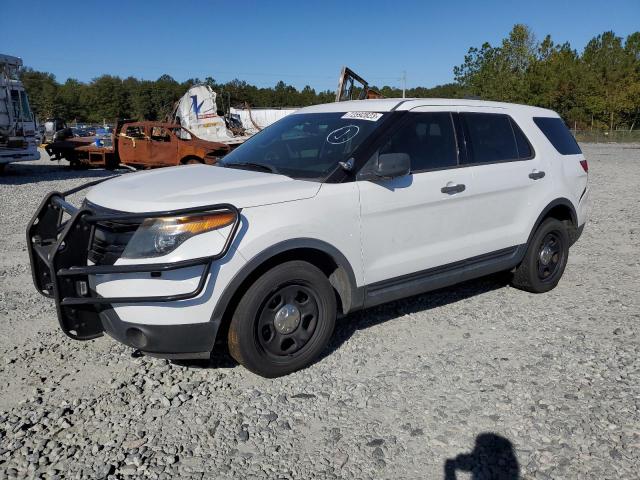 1FM5K8ARXEGC26777 - 2014 FORD EXPLORER POLICE INTERCEPTOR WHITE photo 1