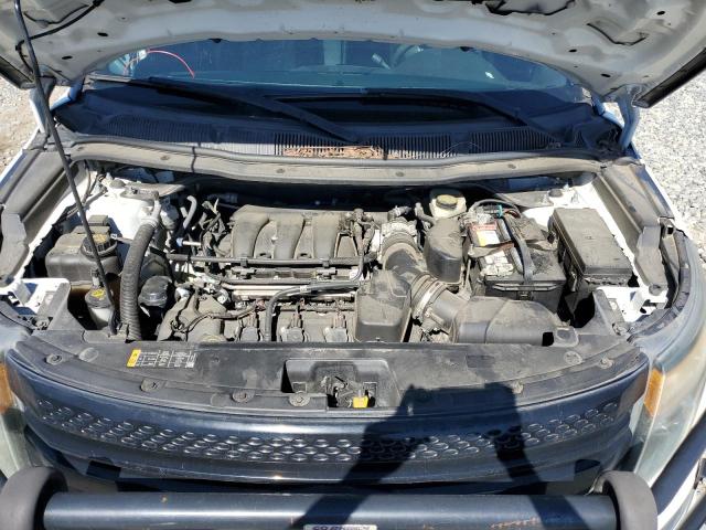 1FM5K8ARXEGC26777 - 2014 FORD EXPLORER POLICE INTERCEPTOR WHITE photo 11
