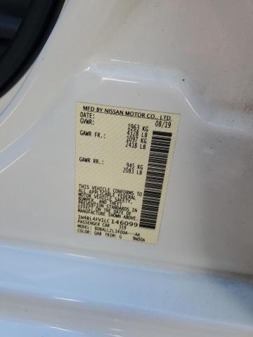 1N4BL4FV1LC146099 - 2020 NISSAN ALTIMA PLATINUM WHITE photo 13