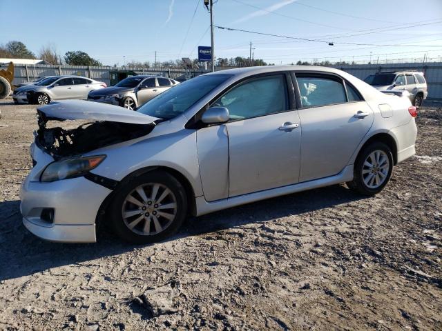 1NXBU4EE8AZ271502 - 2010 TOYOTA COROLLA BASE SILVER photo 1