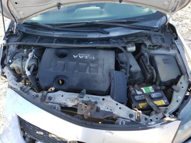 1NXBU4EE8AZ271502 - 2010 TOYOTA COROLLA BASE SILVER photo 11
