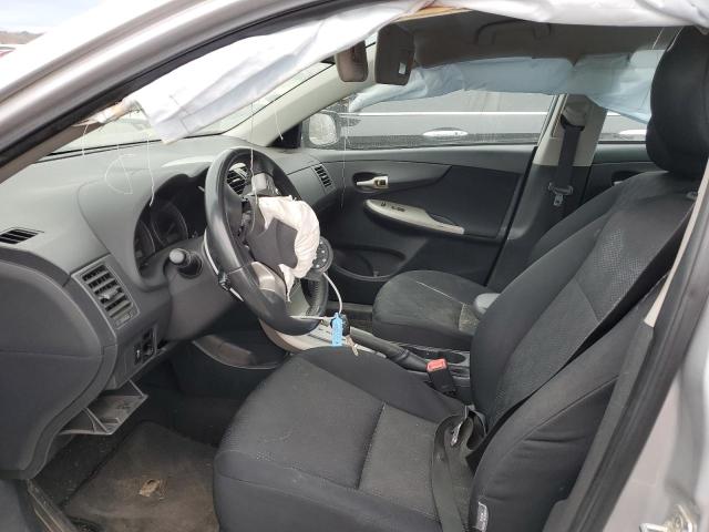 1NXBU4EE8AZ271502 - 2010 TOYOTA COROLLA BASE SILVER photo 7
