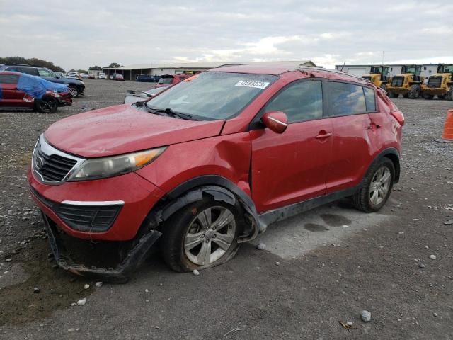 KNDPB3A28C7199952 - 2012 KIA SPORTAGE BASE RED photo 1