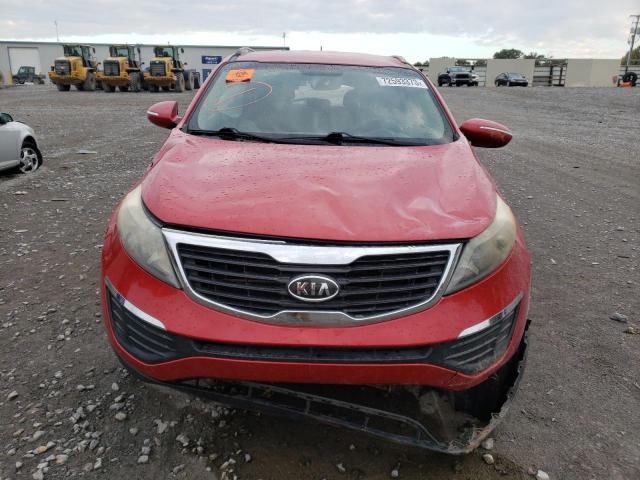 KNDPB3A28C7199952 - 2012 KIA SPORTAGE BASE RED photo 5