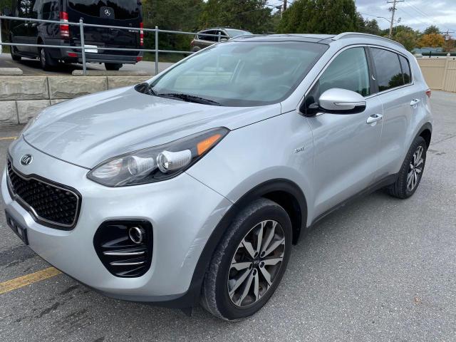 KNDPNCAC8H7283857 - 2017 KIA SPORTAGE EX SILVER photo 1