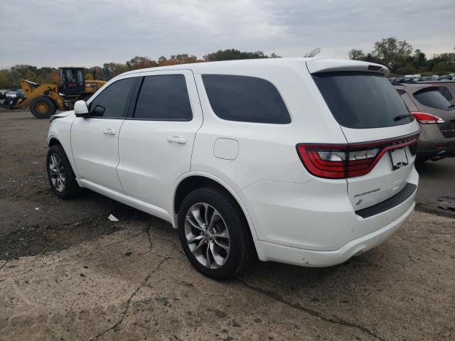 1C4RDJDG5LC394722 - 2020 DODGE DURANGO GT WHITE photo 2