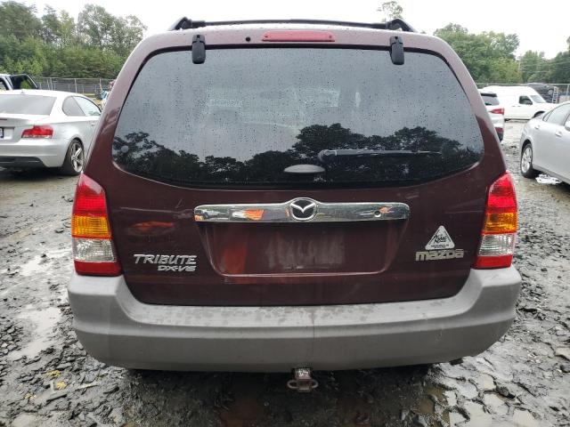 4F2YU06141KM60369 - 2001 MAZDA TRIBUTE DX 勃艮第红 照片 6